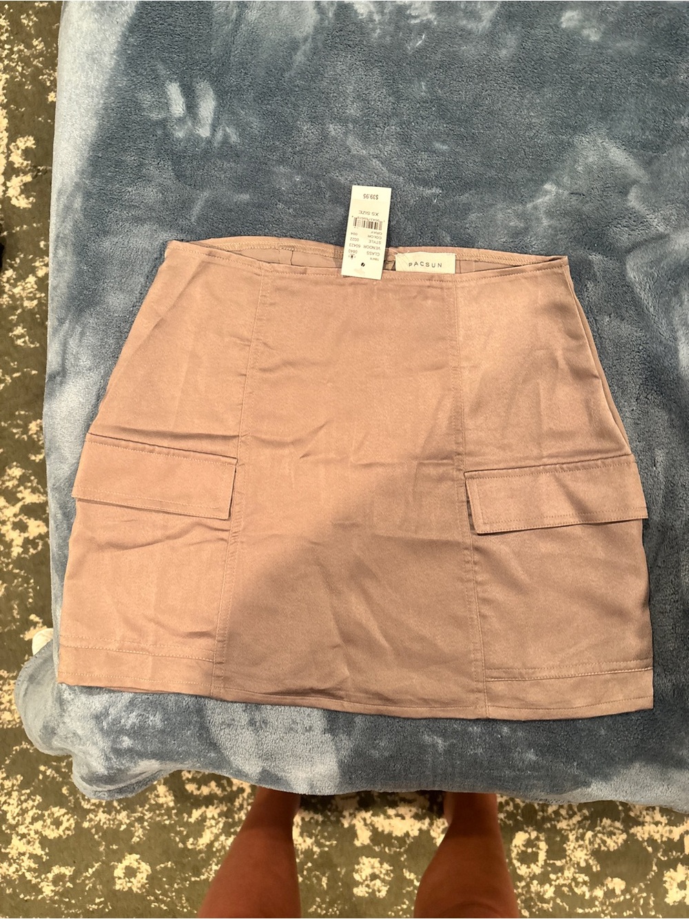 PacSun beige Cargo Pocket Mini Skirt